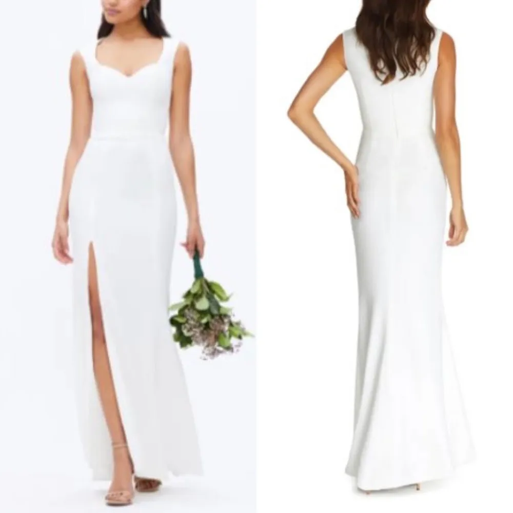 Dress the Population Gown Side Slit Fitted Sweetheart Neck Dress Sz XL NWT $298 - Image 4