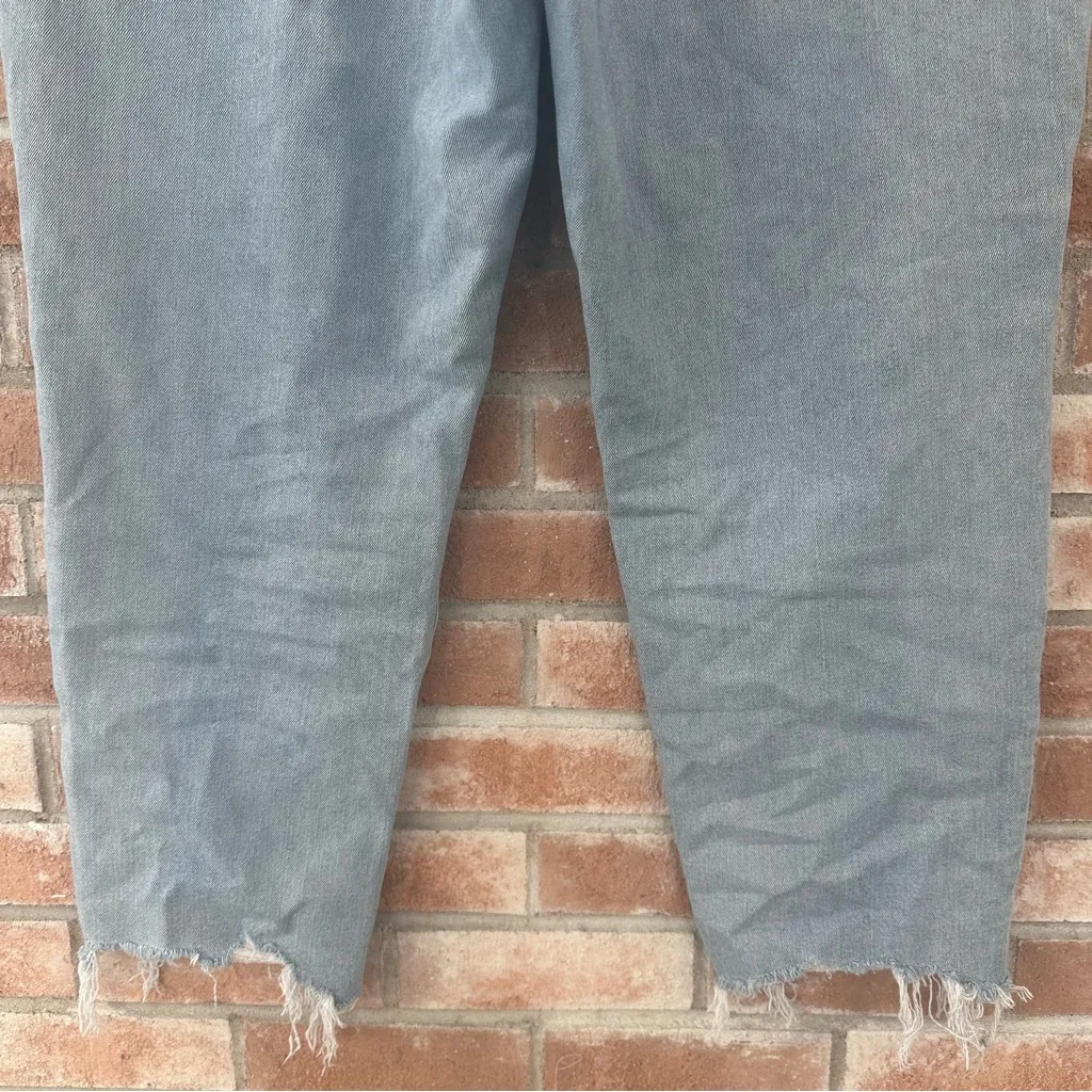 American Eagle Curvy Mom Jeans Women’s 20 Plus Distressed Light Wash Ripped - Image 6