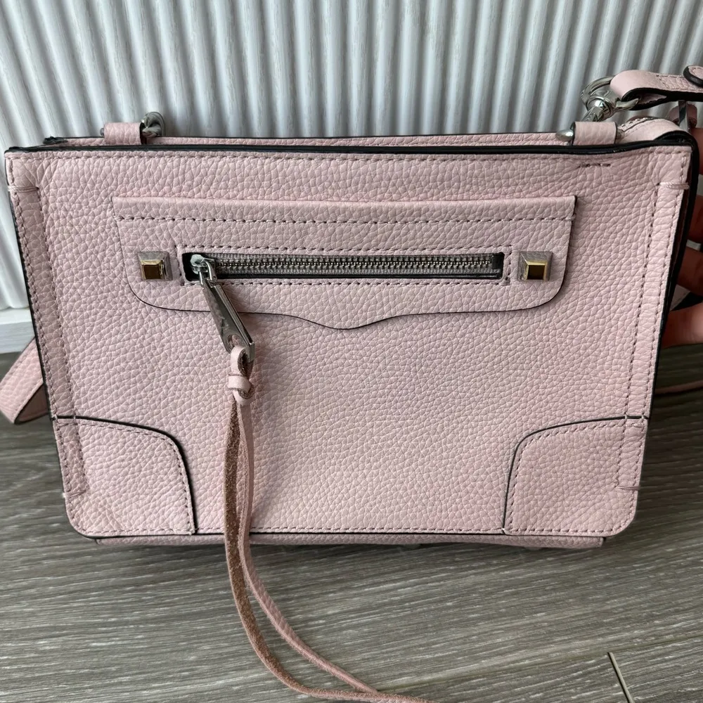 Rebecca Minkoff Light Pink Crossbody Bag - Image 9