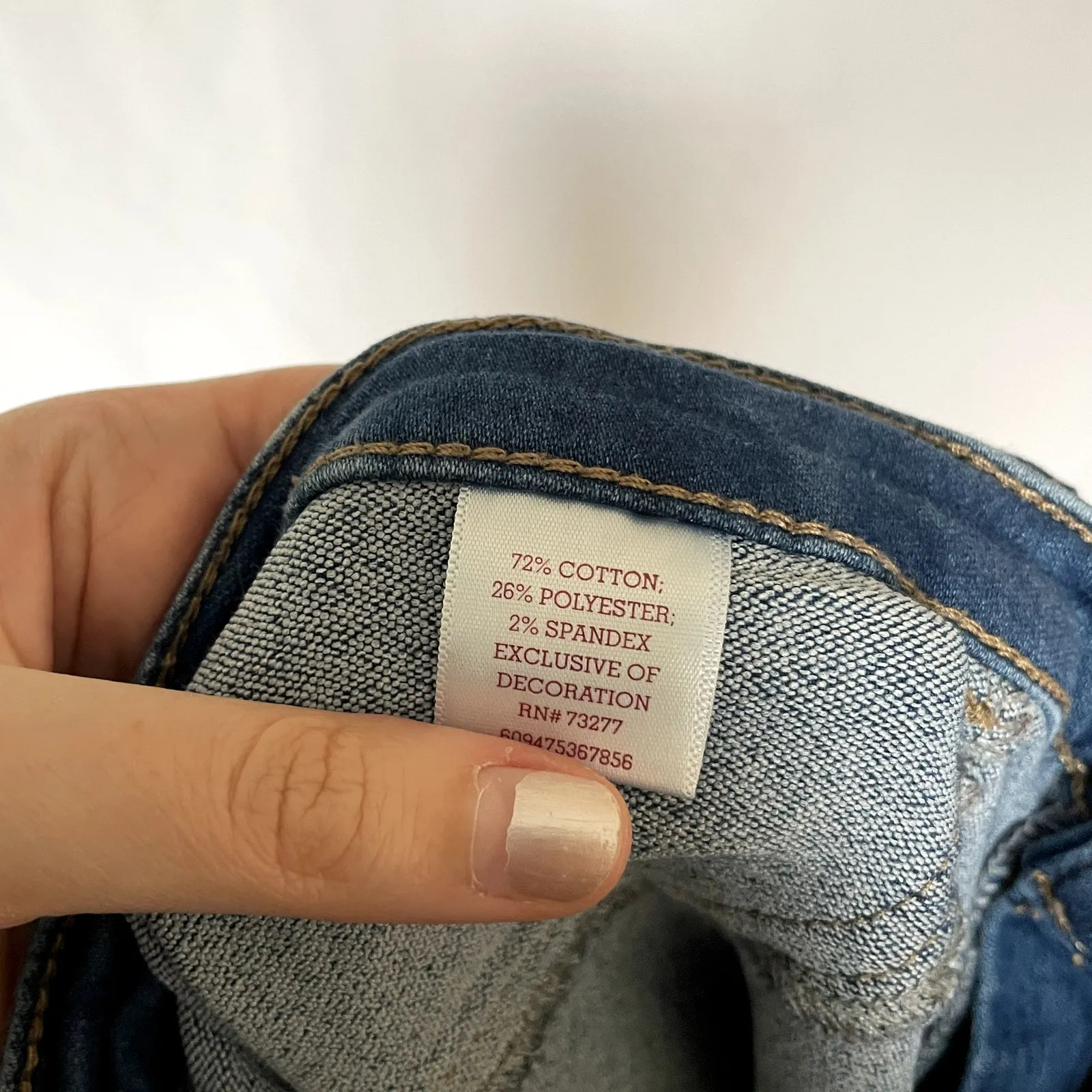 So Jegging juniors size 17 cotton medium wash blue jeans mid rise slim pants - Image 6