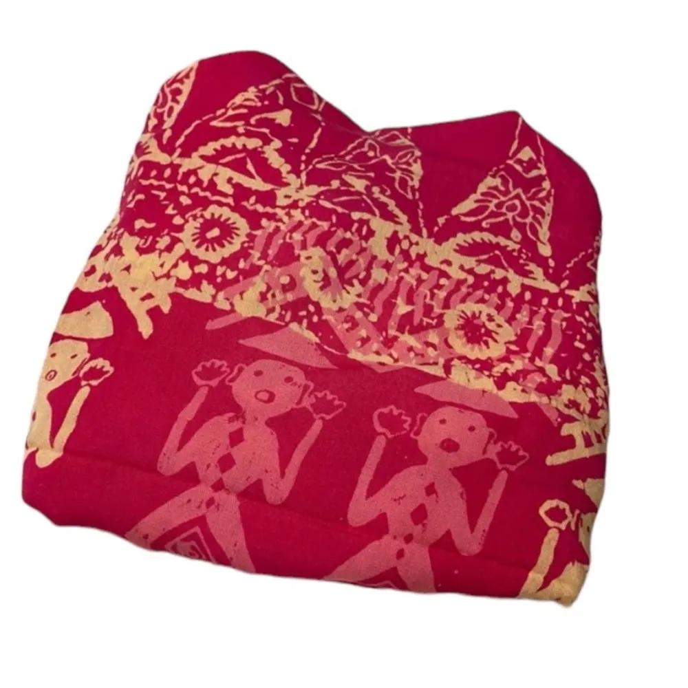 Pink Orange Scarf Wrap Women’s One Size Accessories Tassel Detail Into Africa! - Image 3