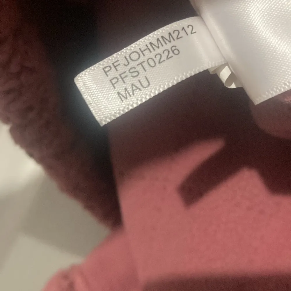 Calvin Klein Performance 1/4 Zip Sherpa Pullover Sweater Women’s Medium Pink - Image 9