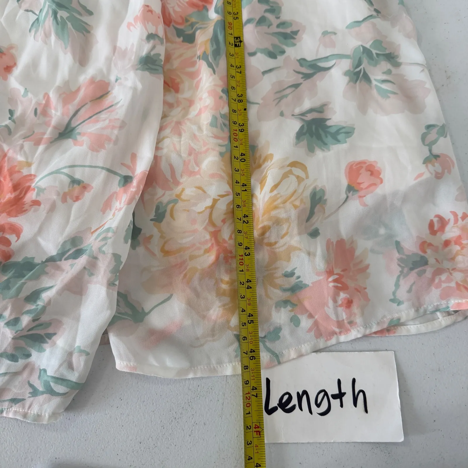 Abercrombie & Fitch Angel Sleeve Wrap Midi DressSmall CoralFloral Pink Vacation - Image 15