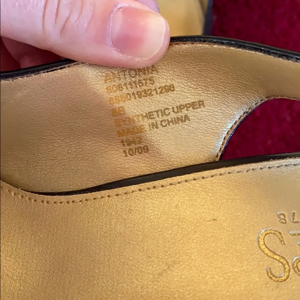 Chaps Dark Brown Wedges - Image 3