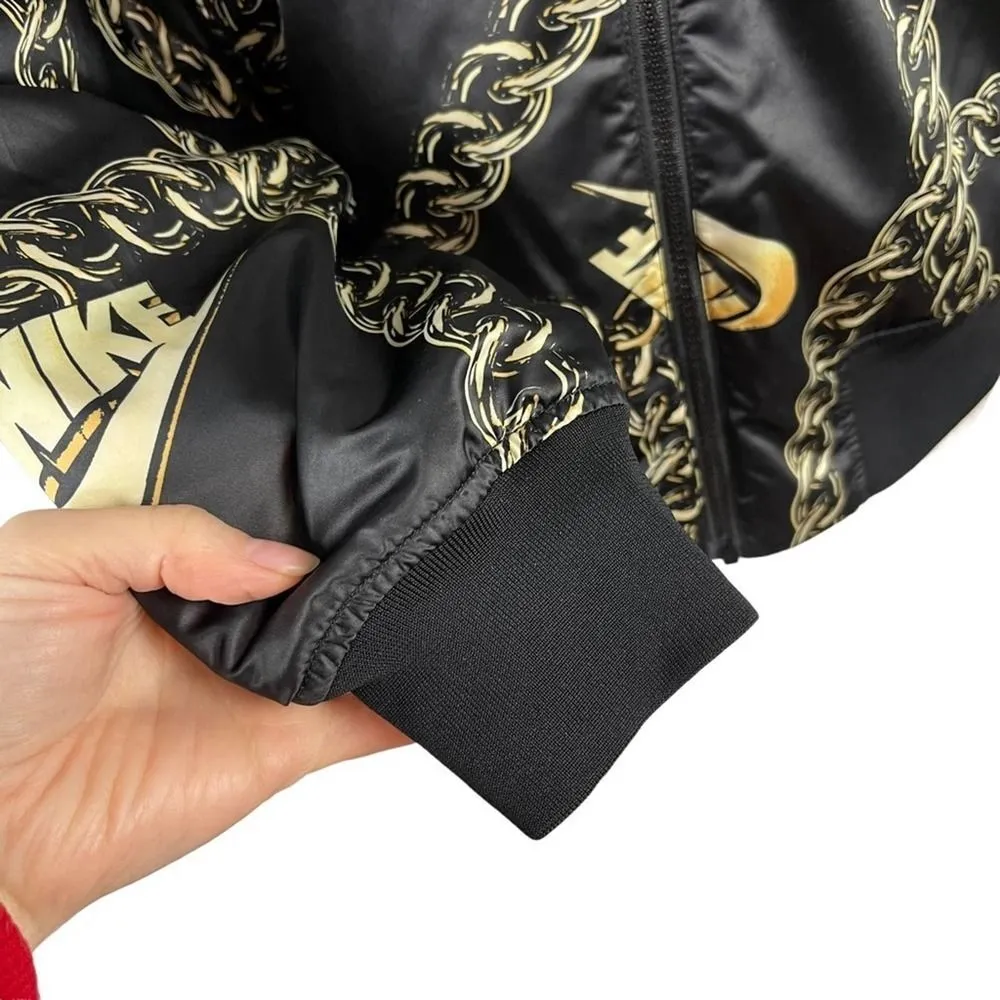 Nike Icon Clash Black White Zip Up Bomber Jacket Womens Small Ci9996 Sportswear - Image 6