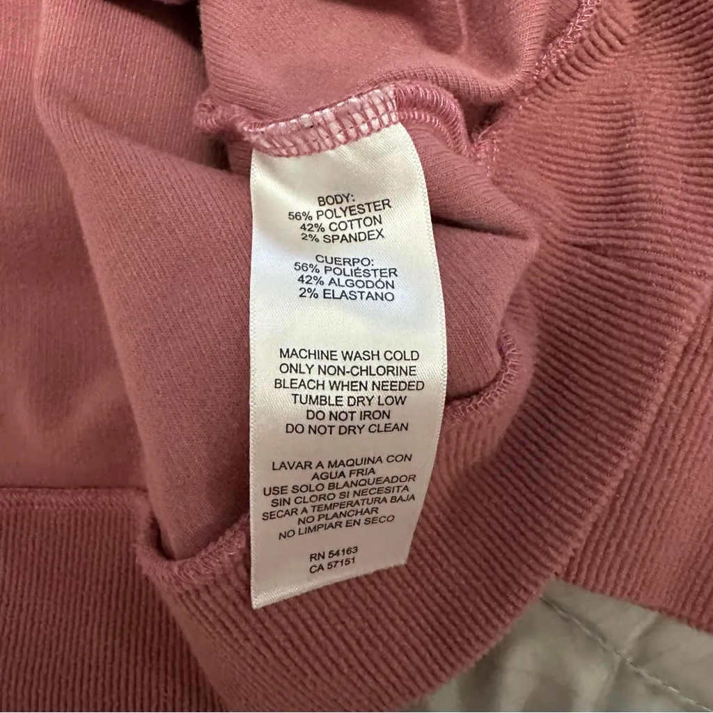 Marc New York Cozy Ribbed Crewneck Sweater Women's Size XXL Salmon Pink - Image 8