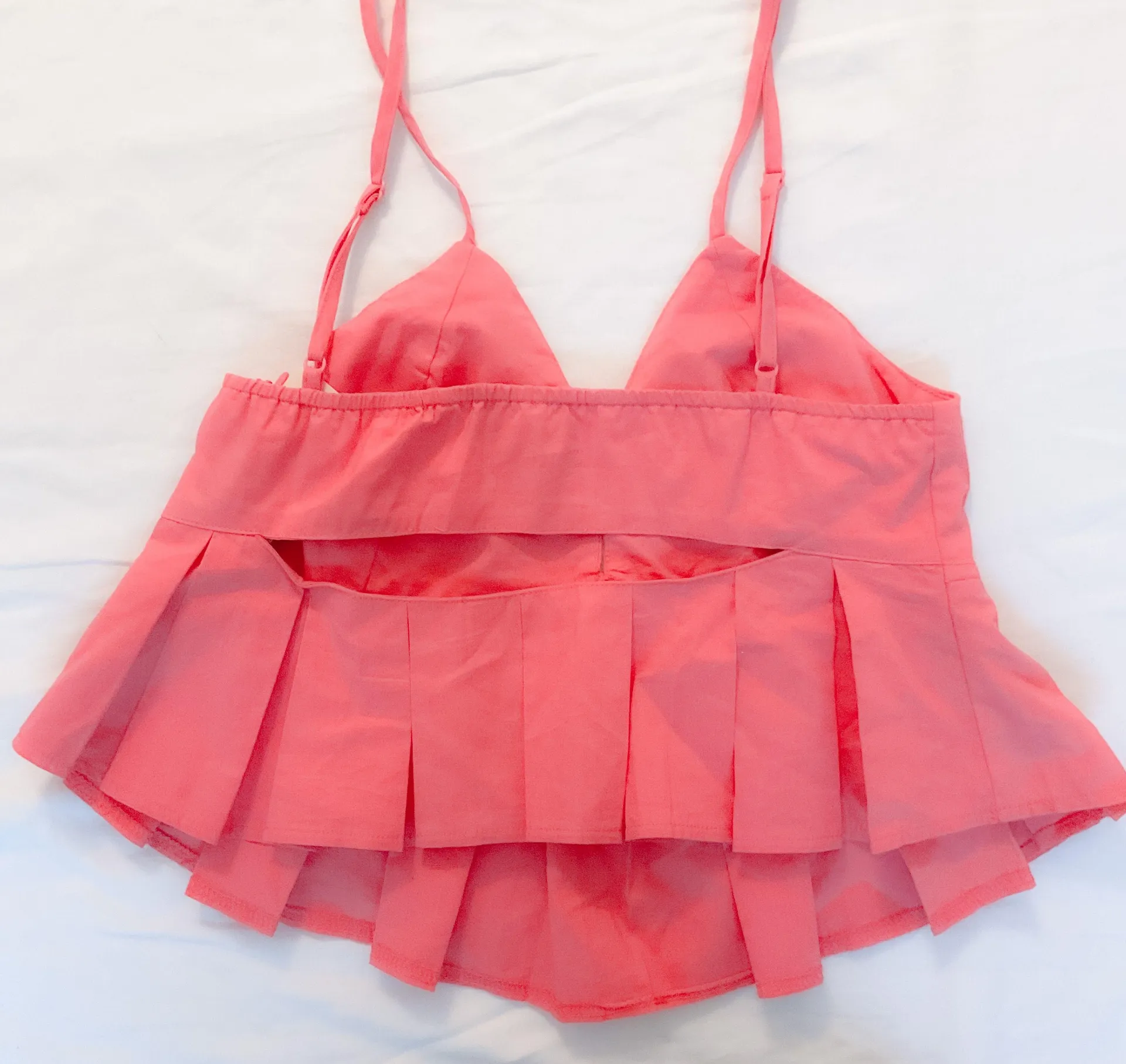 Forever 21 Coral Pleated Tank Top - Image 2