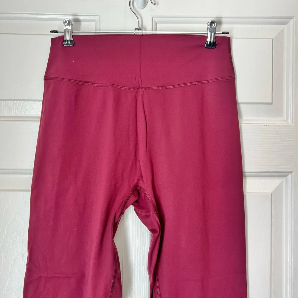 Kamo Fitness XL Dark Red Maroon Burgundy High Rise Leggings - Image 5