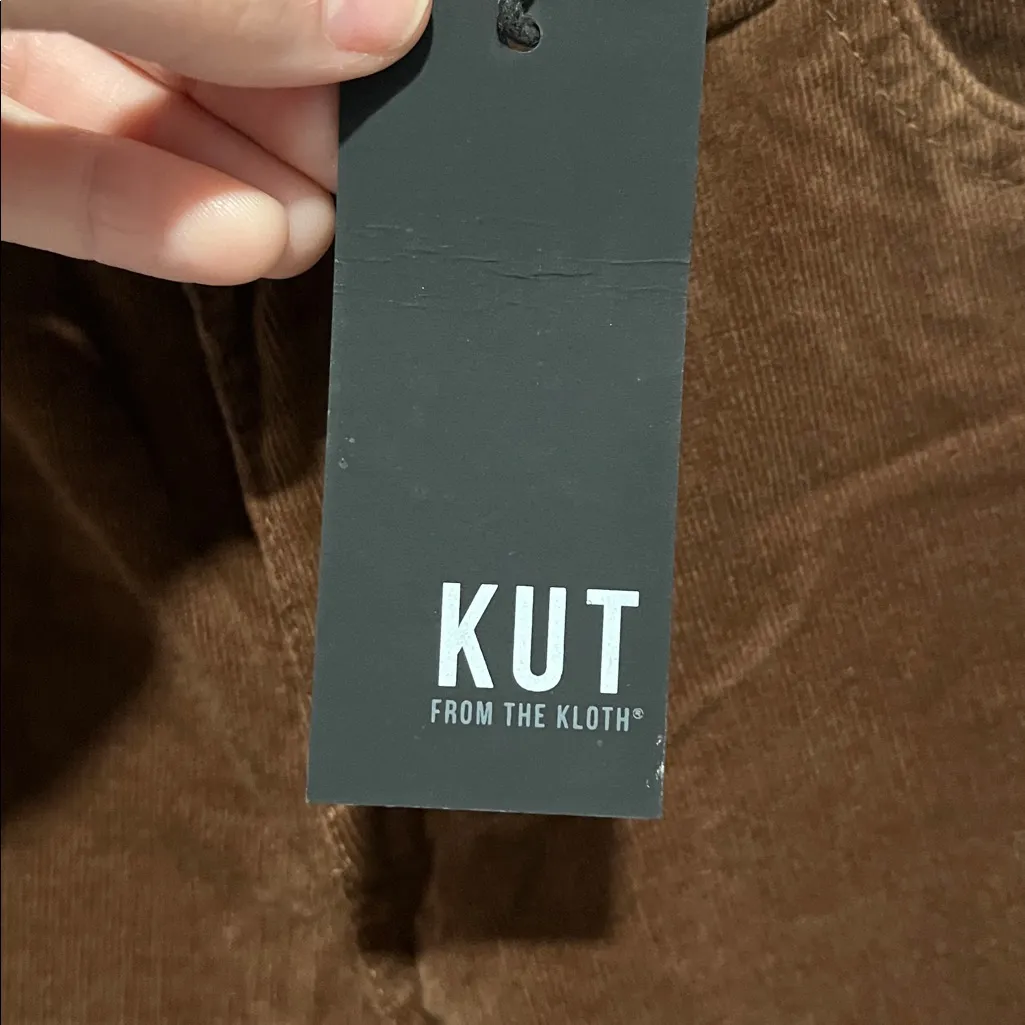 Kut From The Kloth Diana Skinny Corduroy Pants – Brown/Cognac | NWT | Size 4 - Image 9