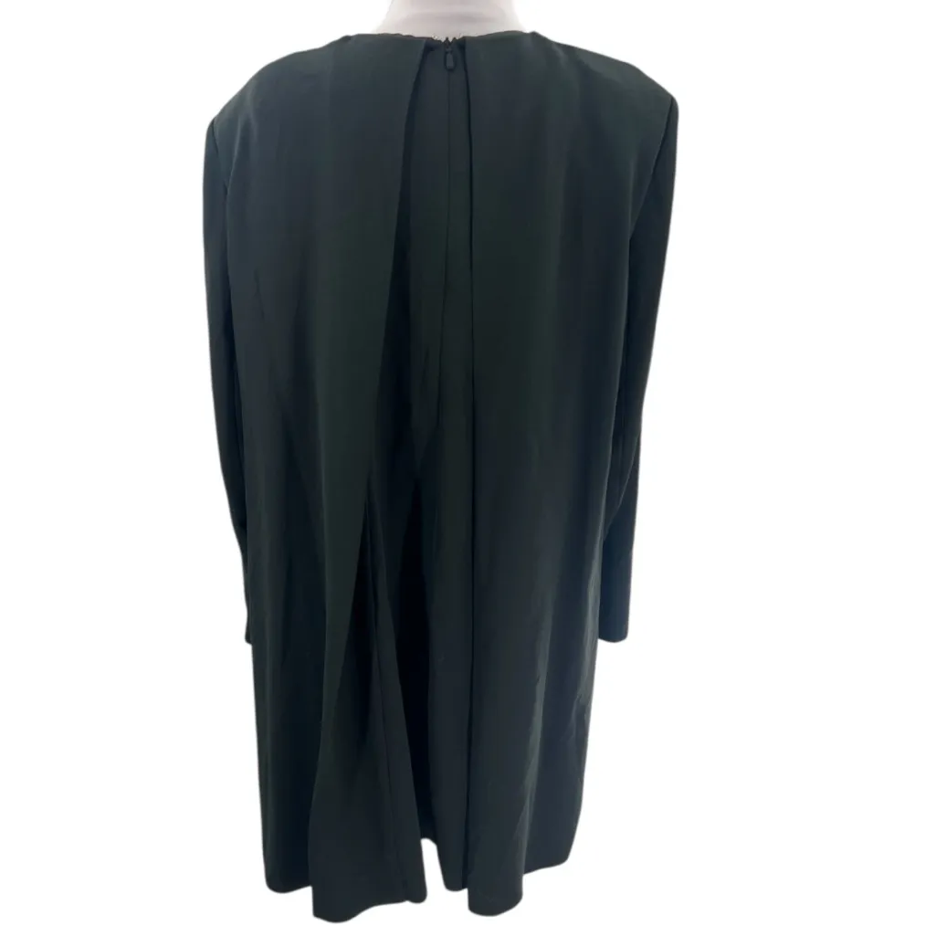 CHLOE Crepe Mini Cape-Back Dress - Image 5