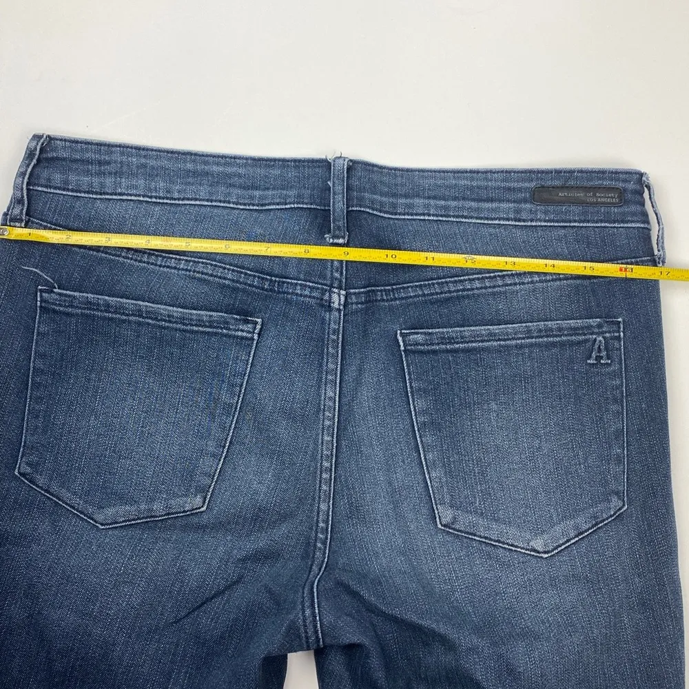 Articles of Society Dark Wash Sarah Dusk Distressed Jean Size 30 - Image 13