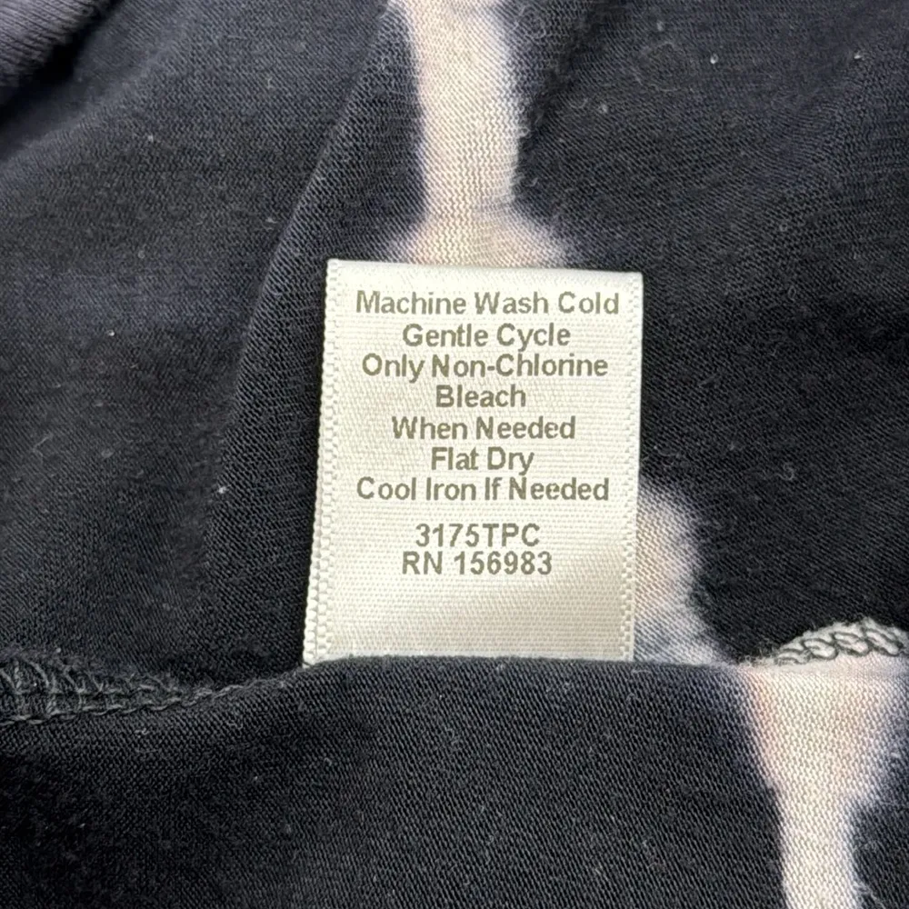 Evereve Peyton Jensen NWT Black Tie Dye V-Neck Tank Top Size Small - Image 9