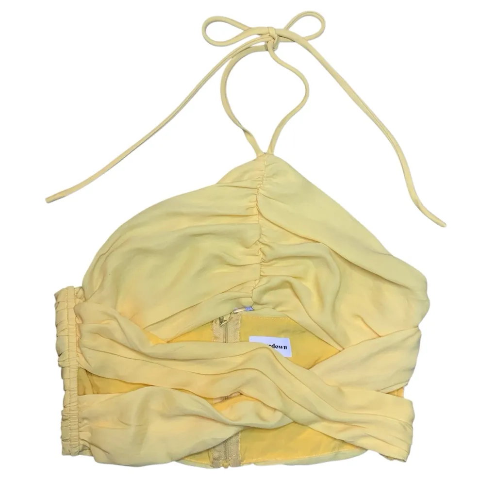 • Superdown Harlie crop top yellow small - Image 4