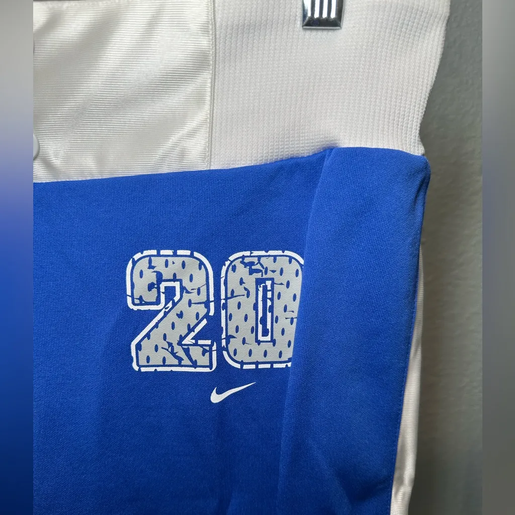 Y2K NIKE Popper Blue Bomber Jacket size L & Nike Capri Bottom size M Sold as Set - Image 7