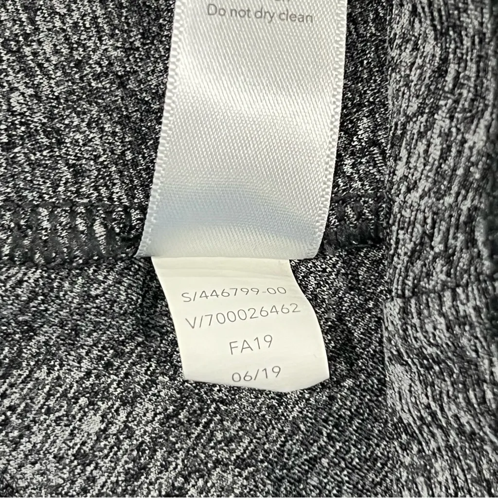 Athleta Pacifica Crosscurrent UPF Hoodie Jacket Dark Gray Black Heather Large - Image 8