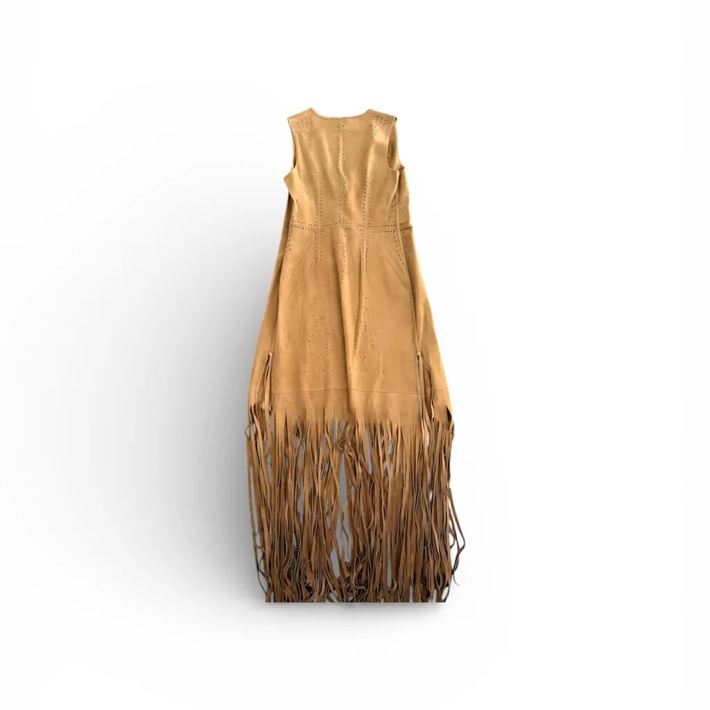 Sundance Flannery Fringe Vest - Image 5