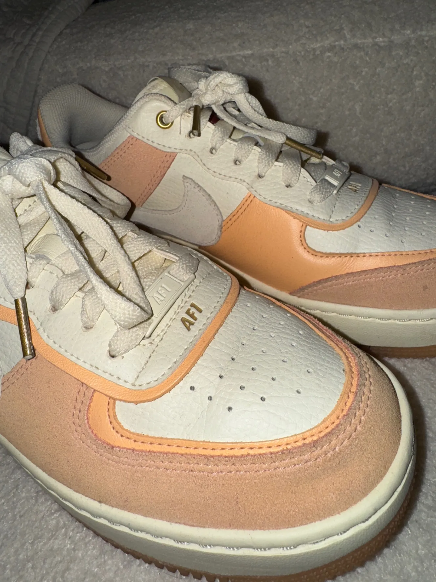 Nike Air Force 1 Shadow Cashmere-Orange Chalk Sisterhood - Image 3