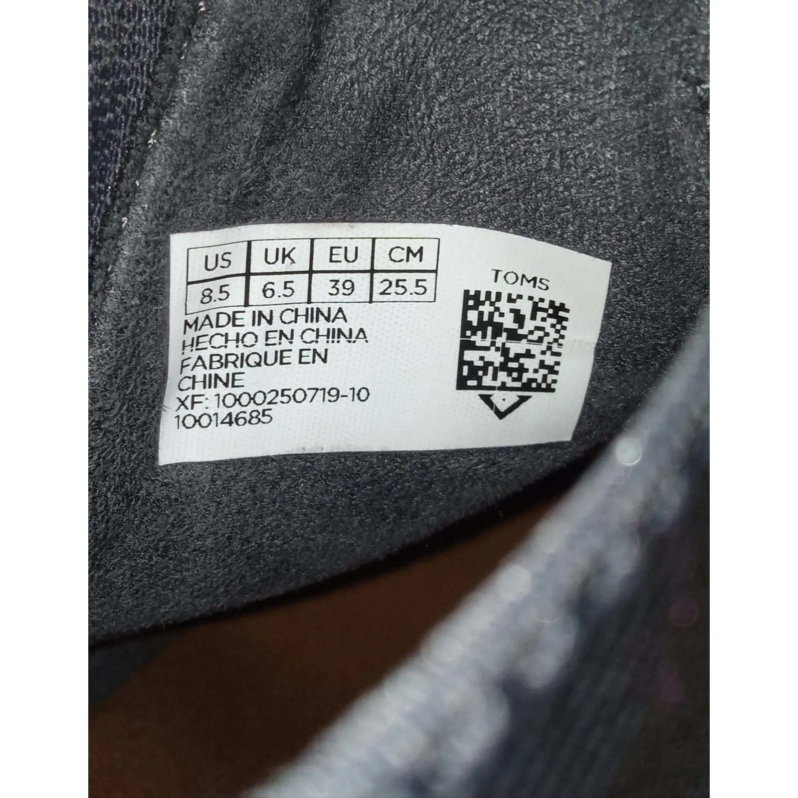 Toms Women's Boots Kelsey Wedge Heels Ankle Booties Gray Suede Casual Size 8.5 - Image 8