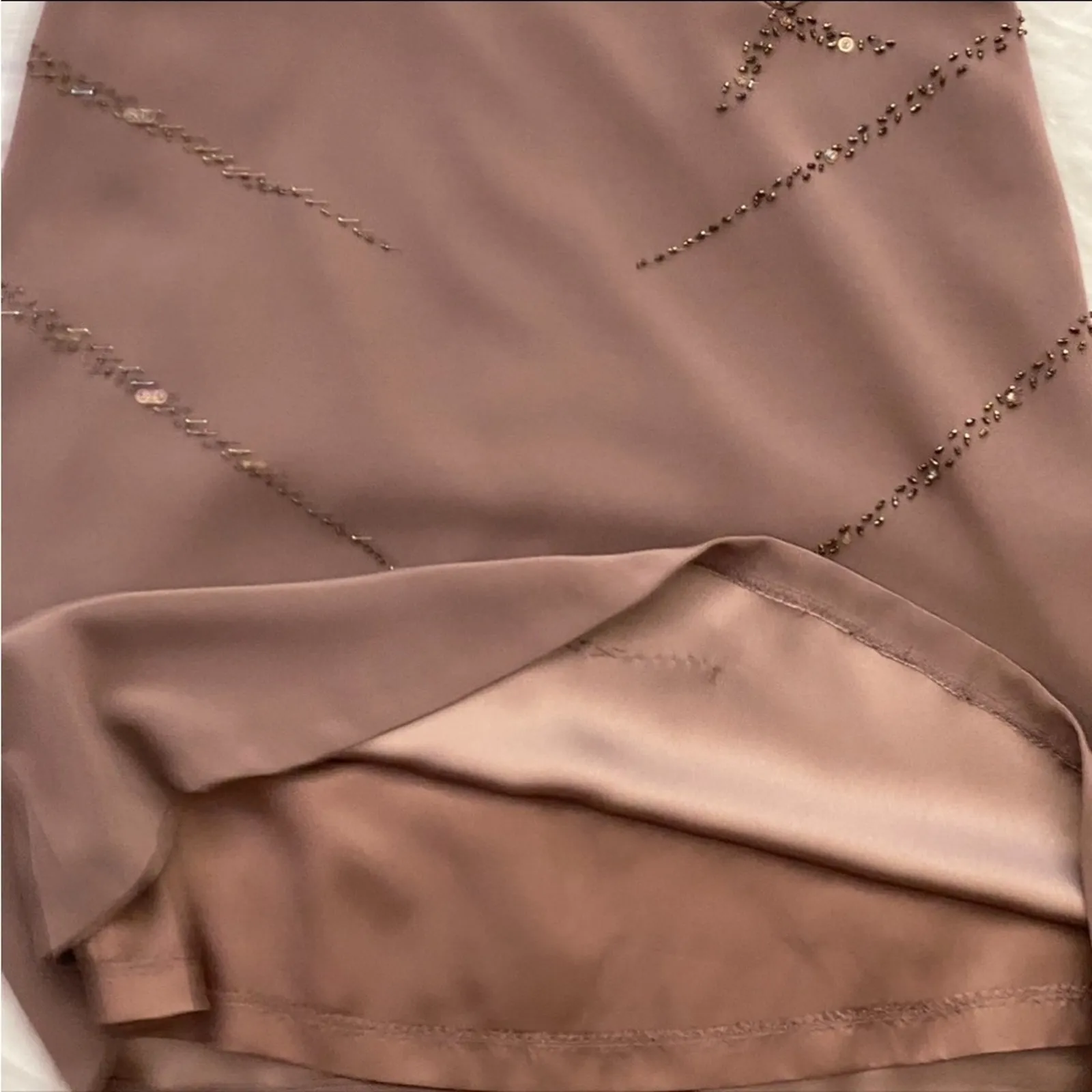 Vintage Cocktail Dress Medium Y2K Strapless Semi - Image 15