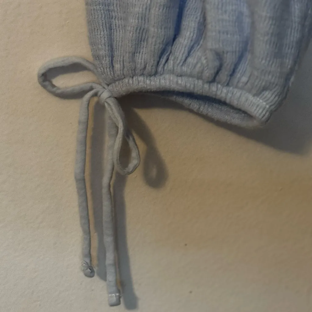 Aerie Light Blue Off-the-Shoulder Sweater - Image 3