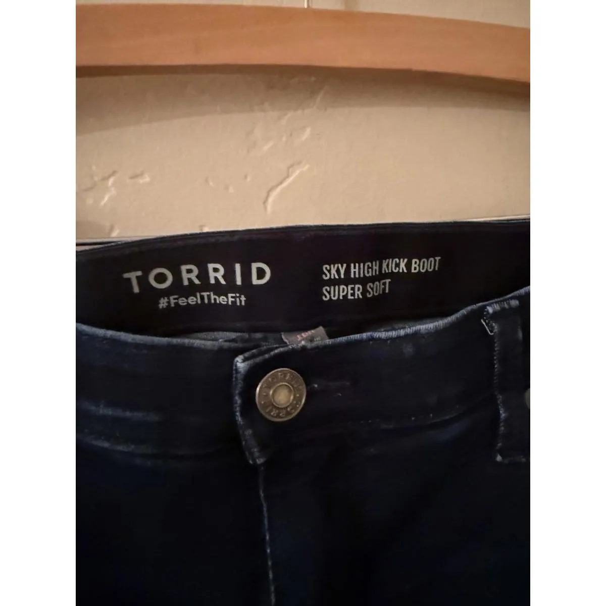 Torrid Sky High Kick Book Super Soft Dark Wash 16R - Image 3
