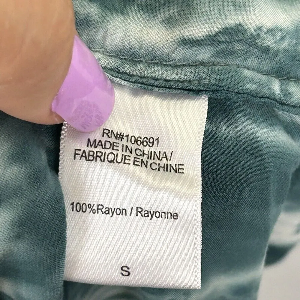 Young Fabulous & Broke Joanie shirt dress Midi Ivy Alchemy size small Tie Dye - Image 9