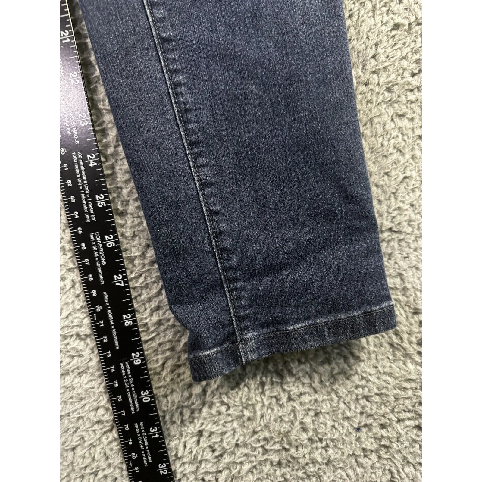 Ann Taylor Loft Jeans Women 28/6 Modern Skinny‎ Low Rise Dark Wash Blue Denim - Image 5