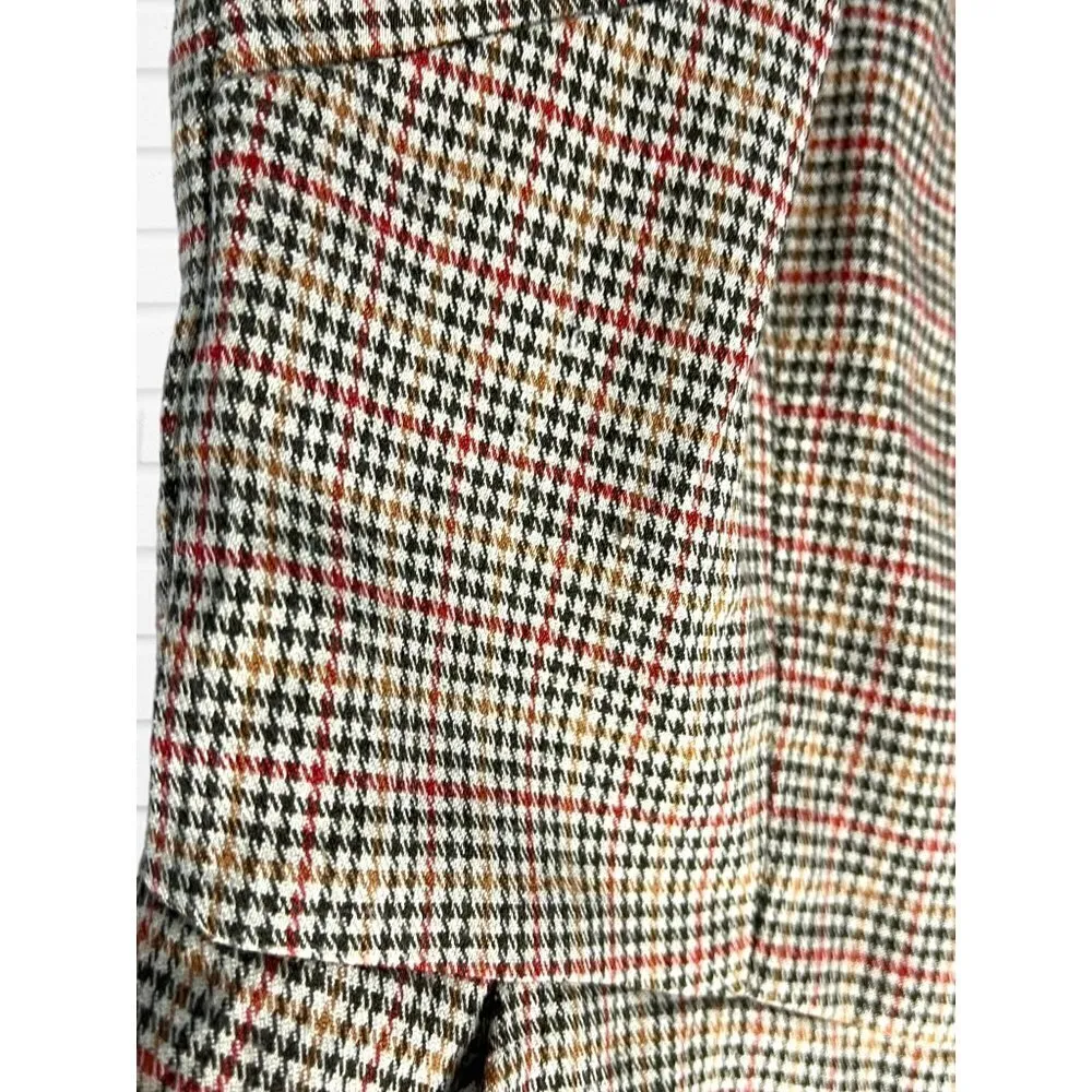 Gypsies‎ & Moondust Women's S Overall Jumpsuit Checkered Plaid Square Neck - Image 3