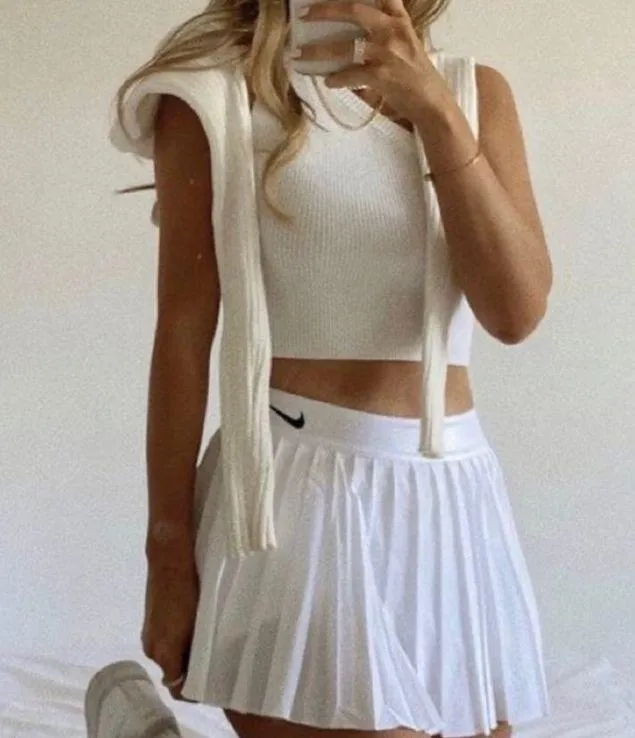 Court Victory Skirt White XS - Image 13