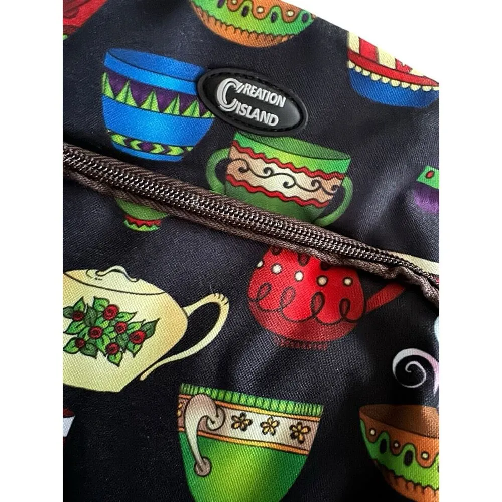 Creation Island Day Pack Mini Backpack Tea Coffee NWT Travel Vacation Essential - Image 5