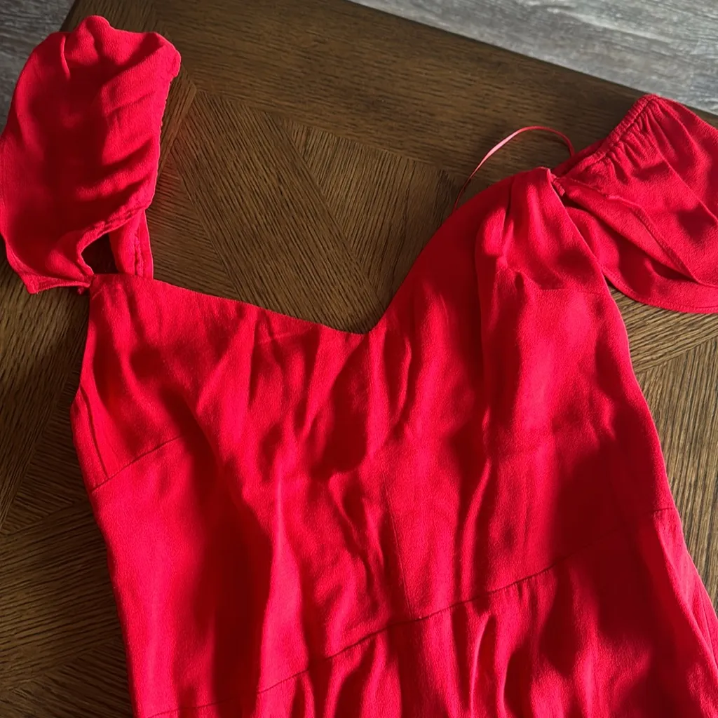 Reformation Baxley Sweetheart Neck Midi Dress, size 4, $218 - Image 11