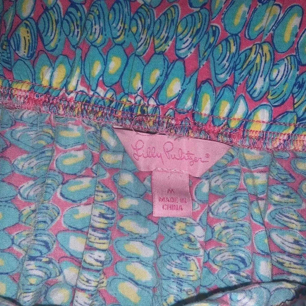 Lilly Pulitzer Ricky Multi Clam Jam Tiered ruffled  Pull on skirt spring M $89 - Image 9