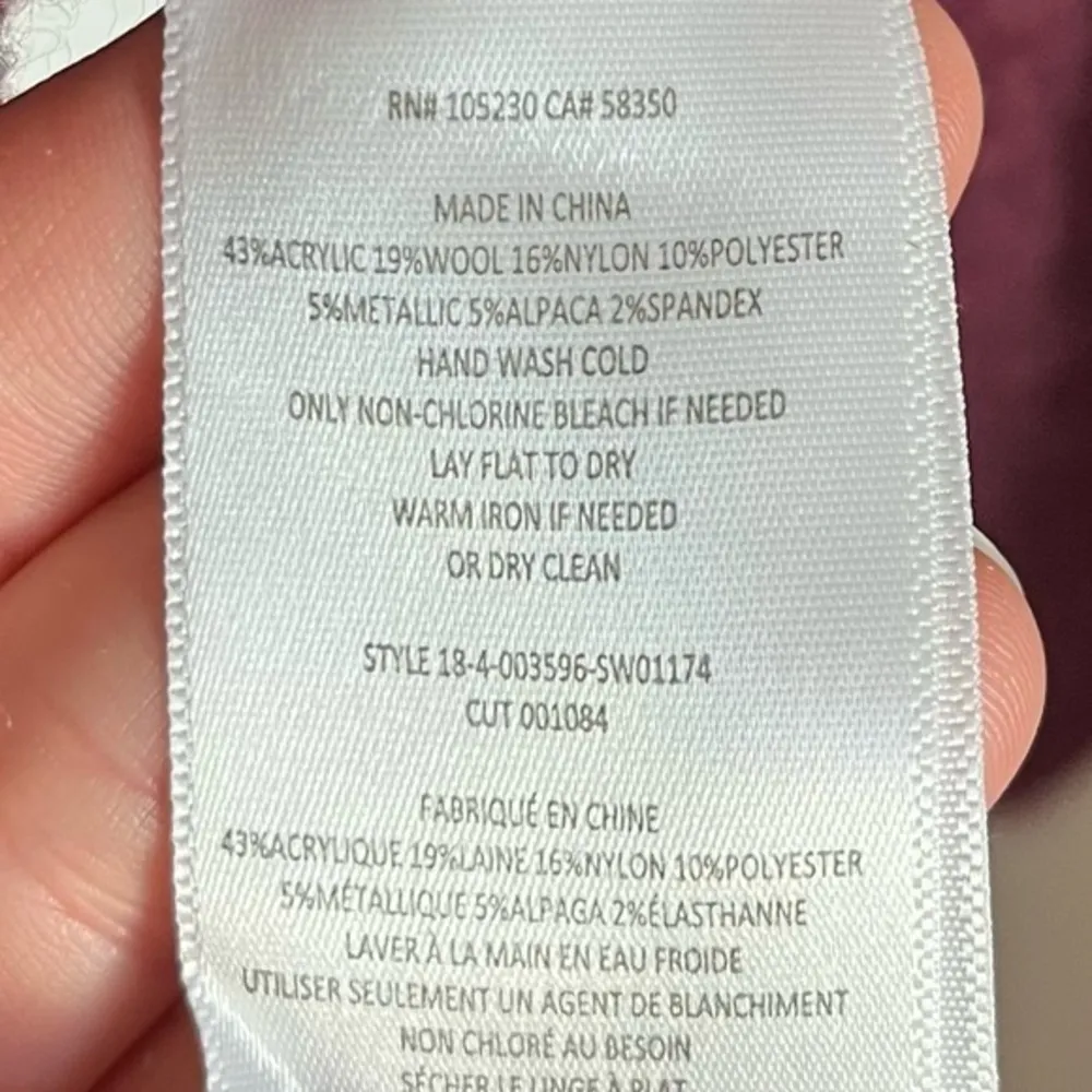 Joie • Stavan Metallic Detail Crewneck Sweater Blackberry - Image 76