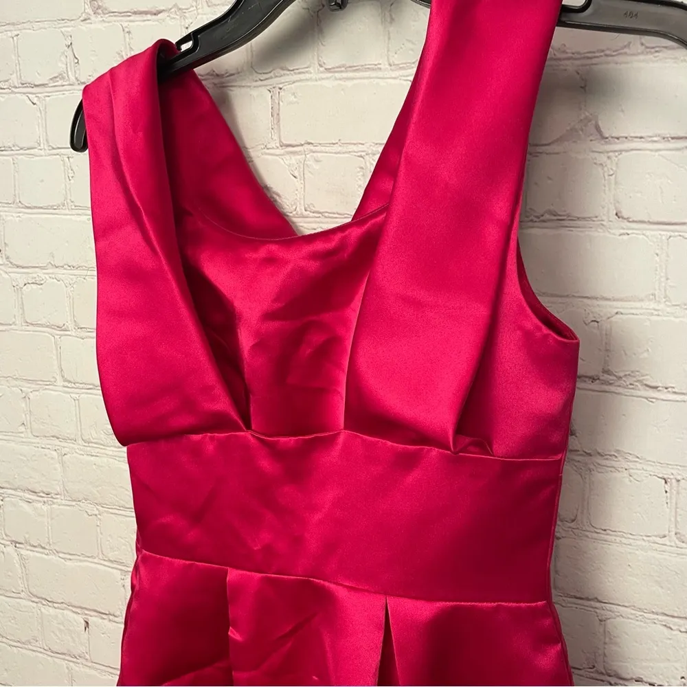 THREAD Pink Cowl Neck Sheath Mini Dress With Pockets Size 0 prom event bridesmai - Image 9