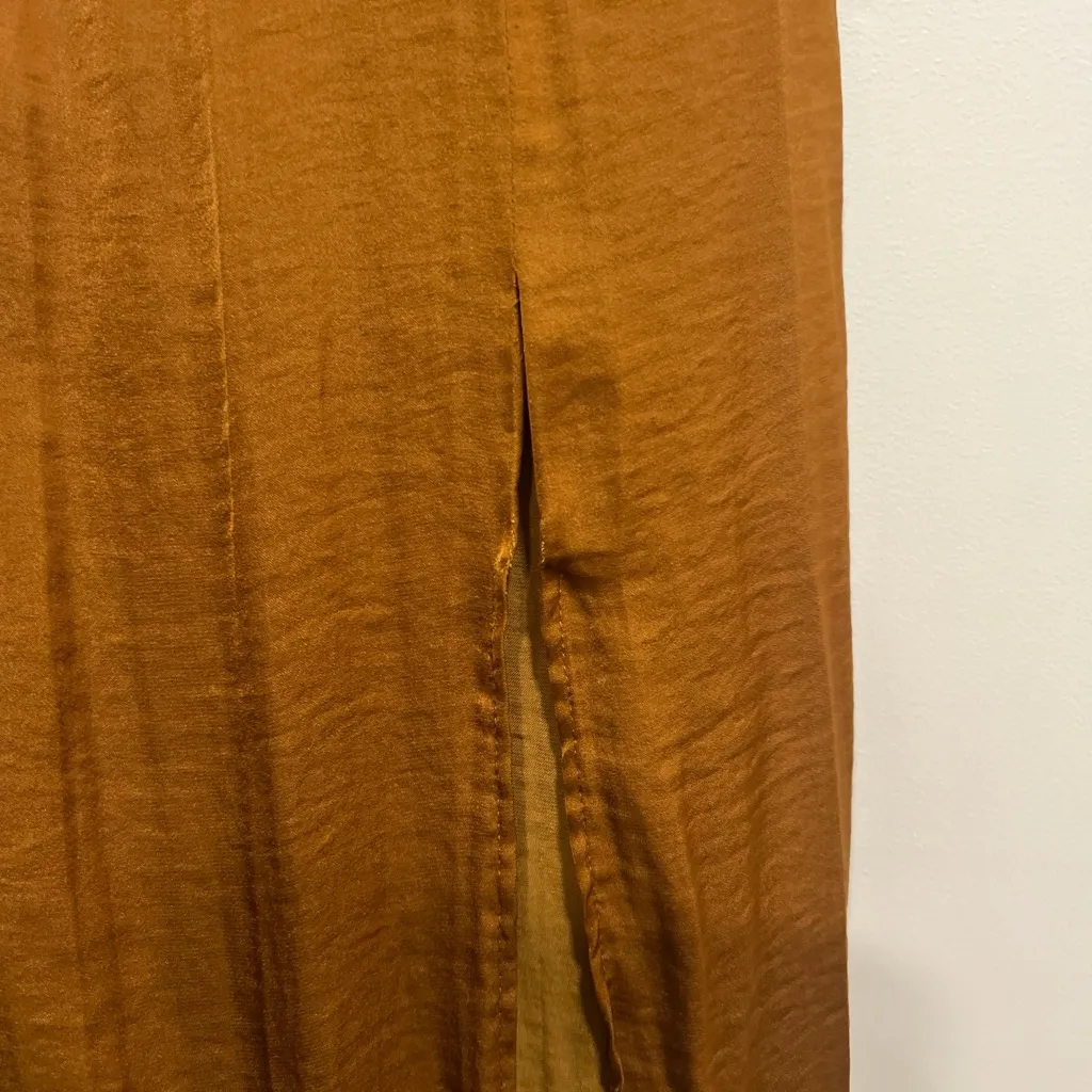 Topshop Rich Brown Maxi Skirt - Image 4