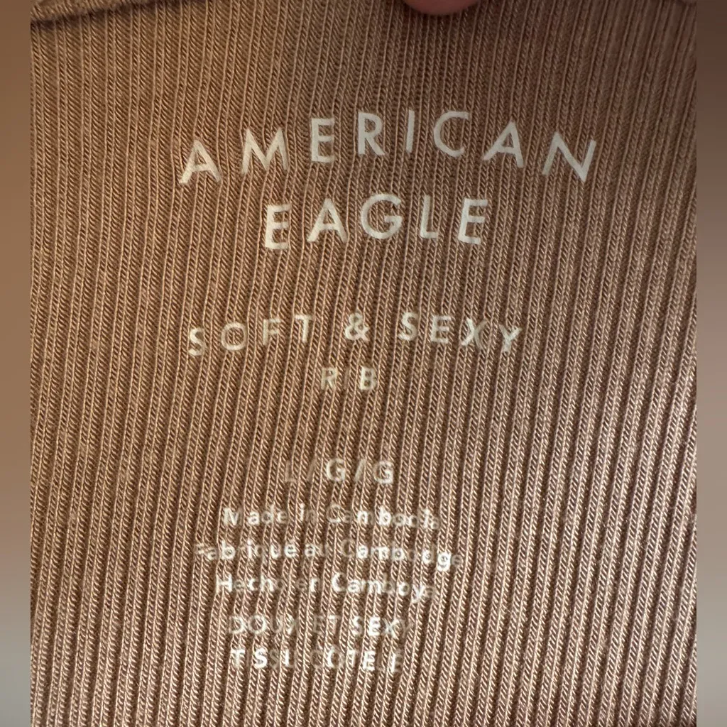 American Eagle Soft and Sexy Cinch Front Tee - Image 4
