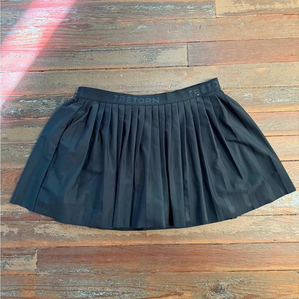 Tretorn Black Pleated Athletic Tennis Golf Skater Skort Sz XL 💚🍄 - Image 5