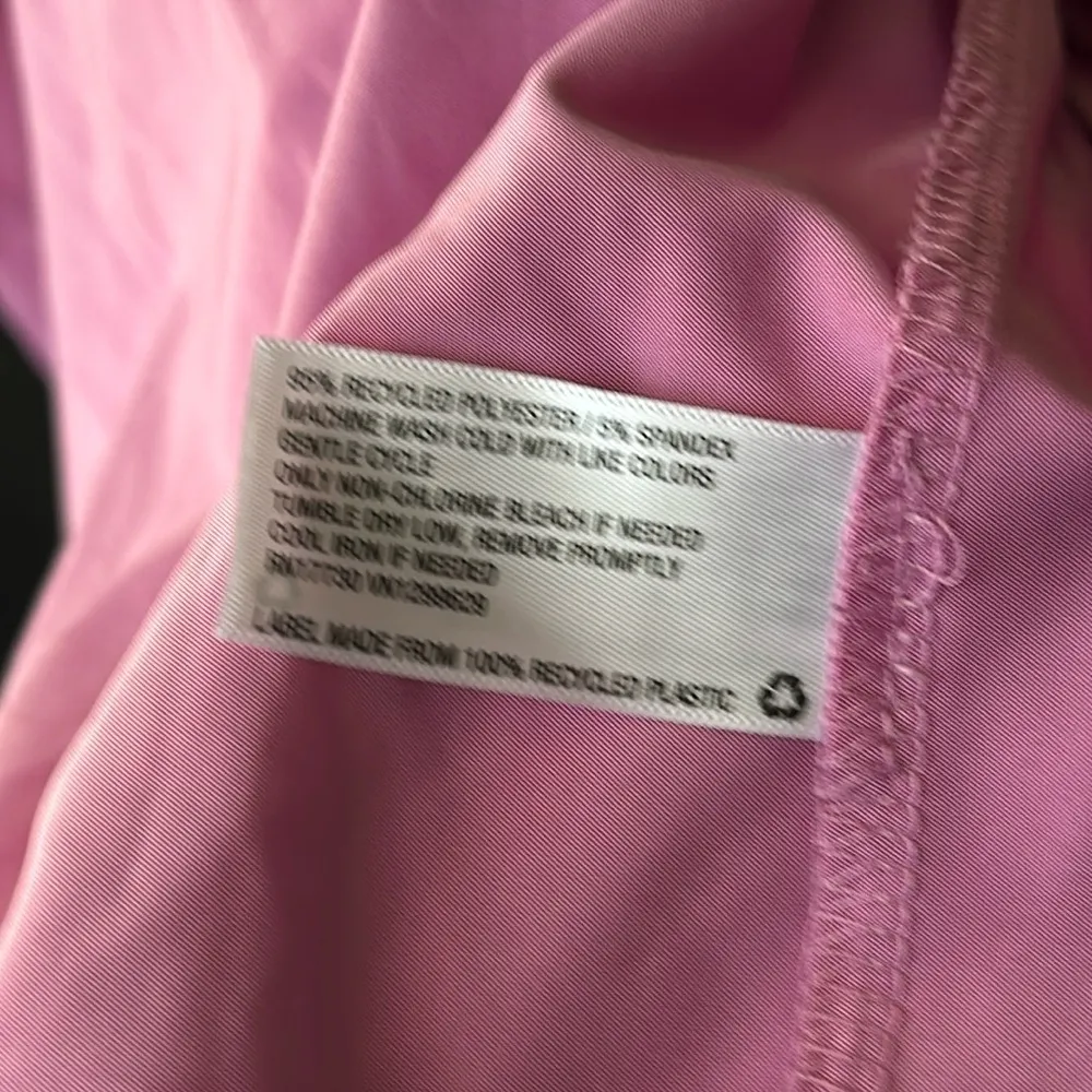 NWOT  Pink long sleeve button down colllared mini dress Size XXL - Image 7