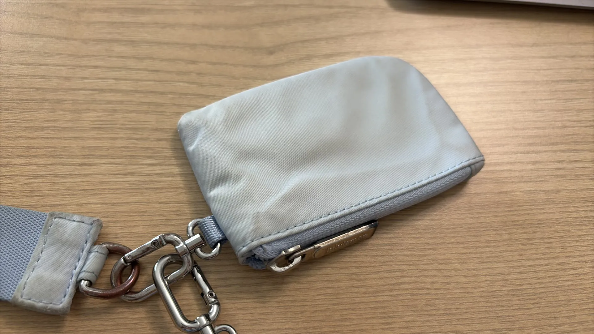 Lululemon Dual Pouch Wristlet blue - Image 6