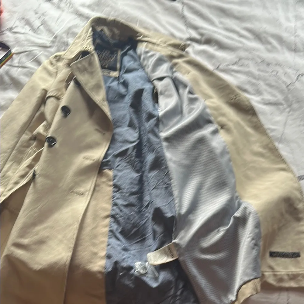 Superdry Classic Beige Trenchcoat Jacket XS - Image 6