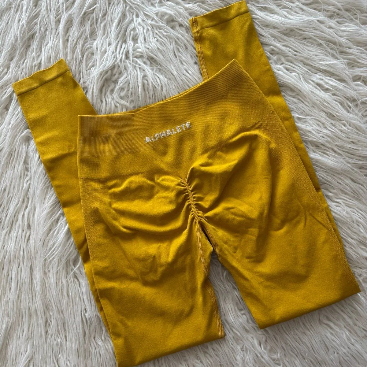 Alphalete Amplify Leggings Golden Hours Size Small - Image 3