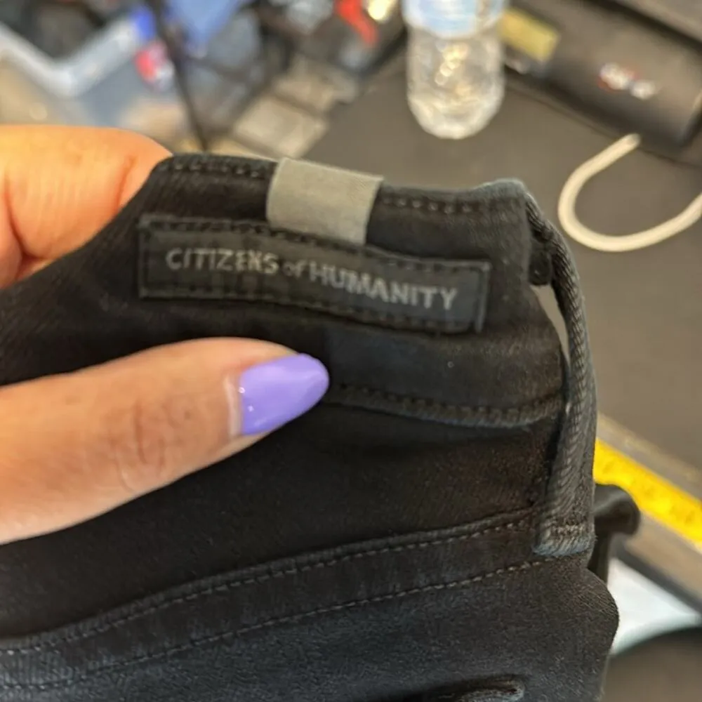 Citizens of Humanity Emannuelle Low Rise slim Boot Jeans black cropped size 27 - Image 10