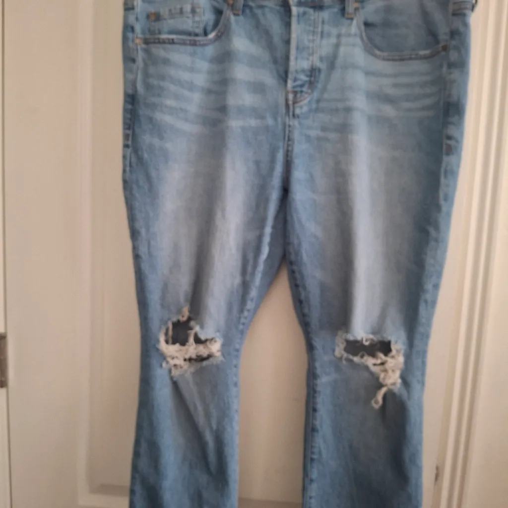 Torrid Sz 16R Distressed Blue Women's Jeans - Image 5