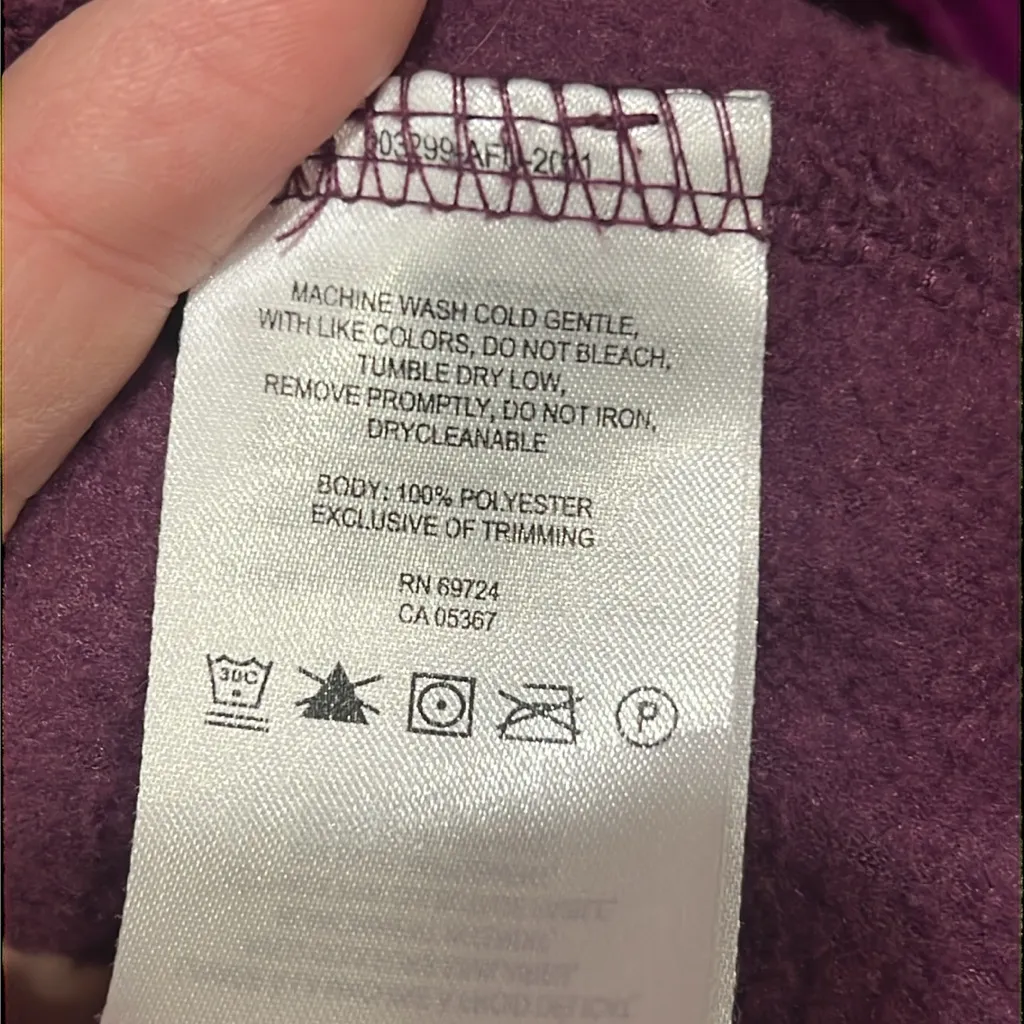 Columbia Fleece, Zip-up, Size Small - Image 6