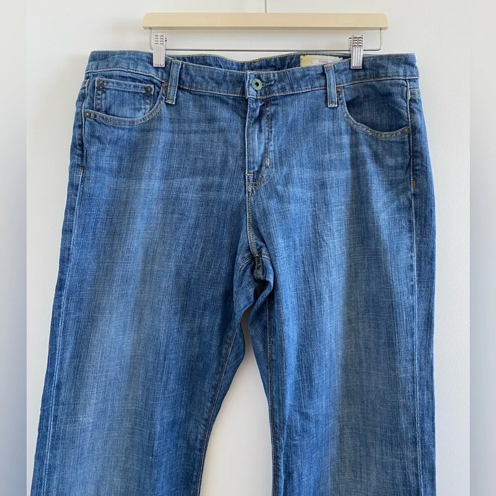 Gap 1969 Blue Stretch Flare Jeans Size 16 Long - Image 2