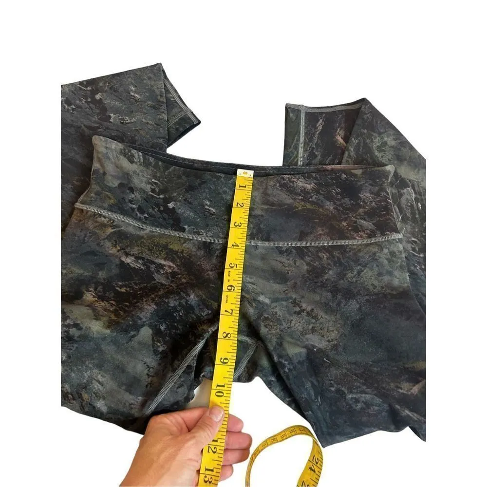 Lululemon Wunder Under Radiant Multi Marble Size  8 (note flaw) 27” inseam - Image 11