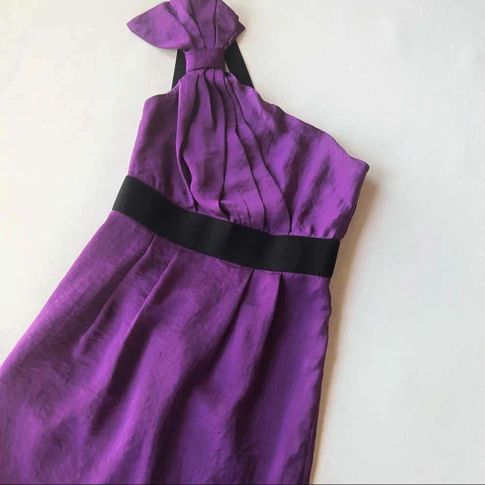 BCBGeneration One Shoulder Cocktail Dress - Image 4