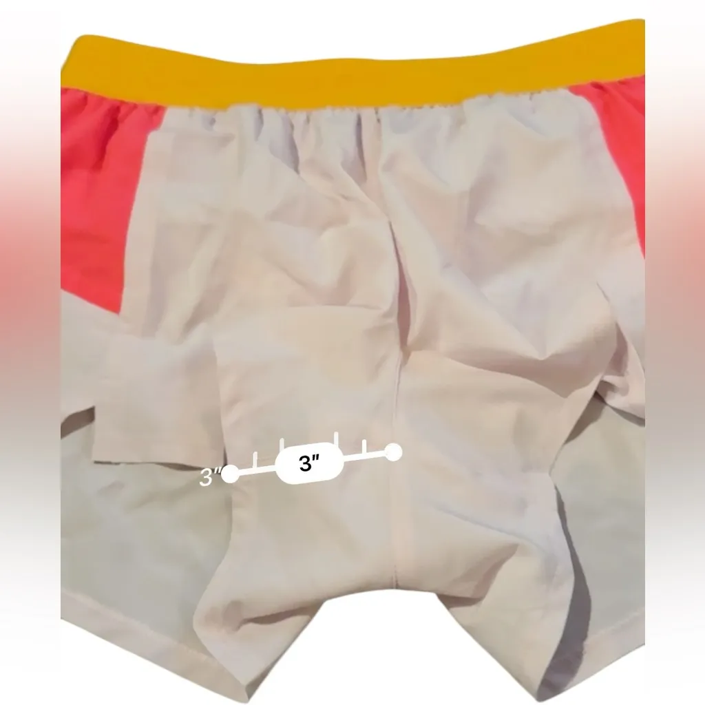 Brooks Chaser 3" Activewear Shorts in Quartz/Hyper Pink/Sun‎ Glow Sz S - Image 11