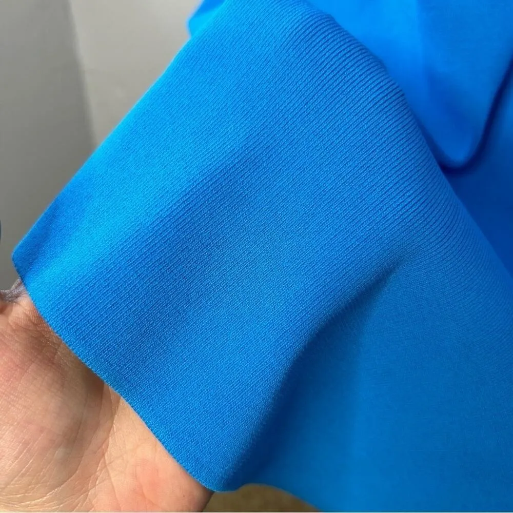 SOLACE LONDON Bodycon Midi Dress Womens Size 10 Knit Cutout One Shoulder Luxury - Image 4