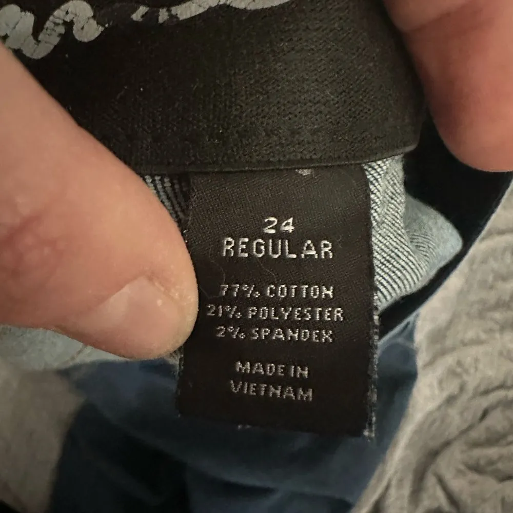 Lane Bryant 24R straight leg dark wash jeans - Image 5